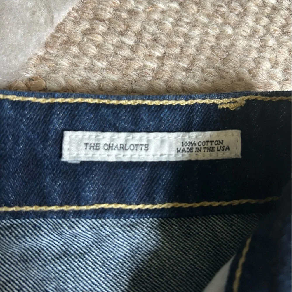 🦋 Eve denim charlotte ultra high rise wide leg jeans size 24 - Picture 12 of 13